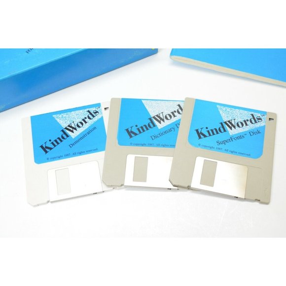 Amiga Kind Words Software 2.0 Word Processor Manual Disks FLOOR SAMPLE Commodore - Picture 7 of 7